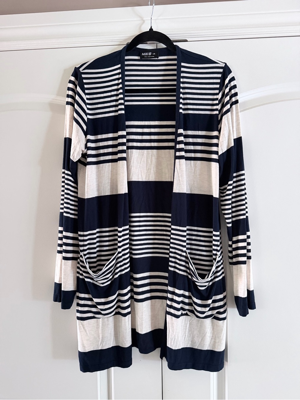 Miik open front cardigan with pockets